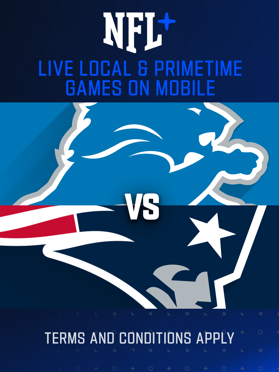 Detroit Lions vs. New England Patriots